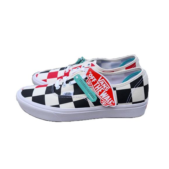 Vans Authentic Comfycush Checkered Low Top Sk8 Sneakers Unisex - Picture 10 of 11